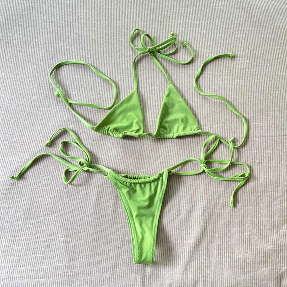 Z the Labell Lime Green bikini set